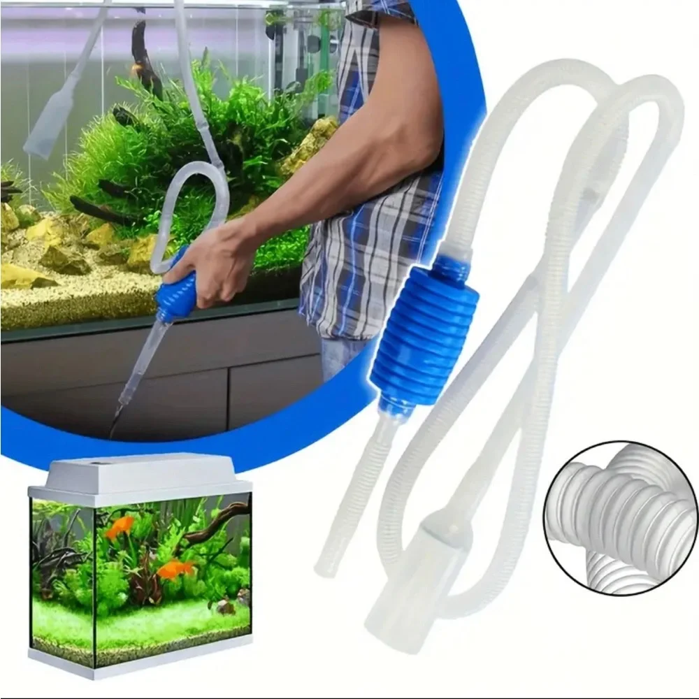 Aquarium Water Changer, Fish Tank Manual Siphon Water Changer, Fish Tank Filter